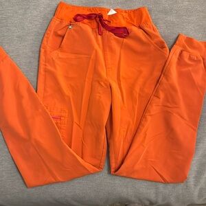 Women’s Sunset Orange Catarina- High-Waisted 2.0Jogger Scrub Pants